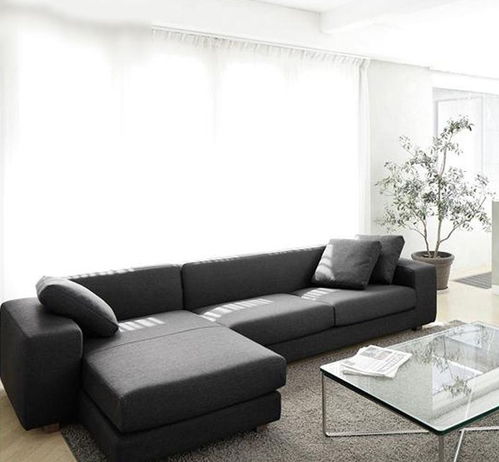灰色高档沙发组合装修效果图